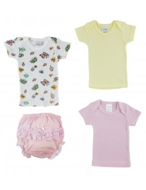 Pink Girl's T-Shirtsand Fancy Pants Underwear