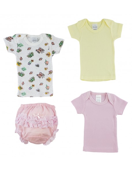 Pink Girl's T-Shirtsand Fancy Pants Underwear