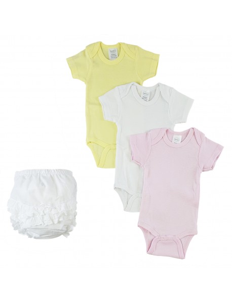 White Girl's Onezies and Fancy Pants Underwear