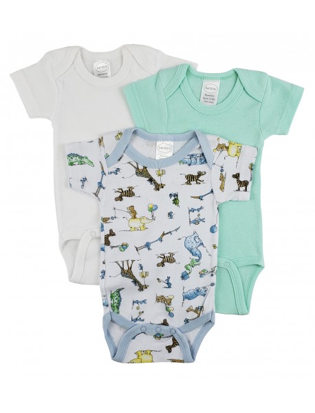 Short Sleeve One Piece 3 Pack
