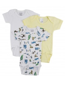 Short Sleeve One Piece 3 Pack