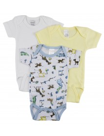 Short Sleeve One Piece 3 Pack