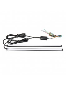 Silica Gel Waterproof Universal 4 Modes Flexible Switchback Flowing Car Lights Automobile DRL LED Knight Rider Turn Signal Brake Light Strip