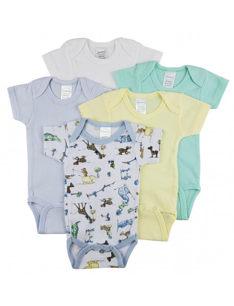Short Sleeve One Piece 5 Pack