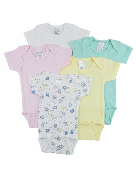 Short Sleeve One Piece 5 Pack