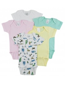 Short Sleeve One Piece 5 Pack