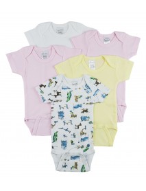 Short Sleeve One Piece 5 Pack