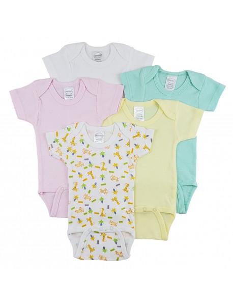 Short Sleeve One Piece 5 Pack