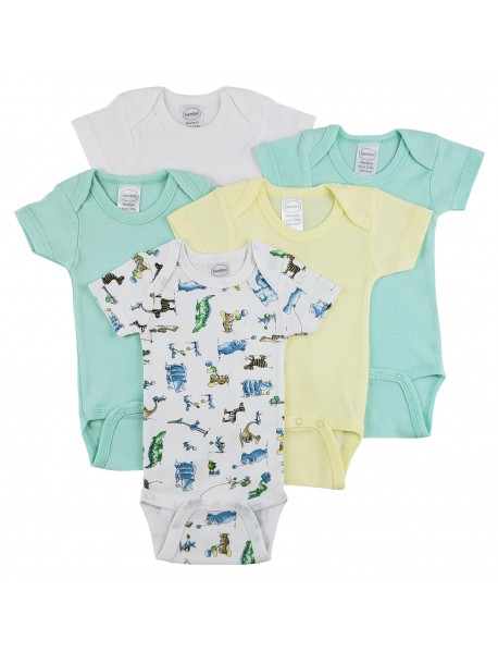 Short Sleeve One Piece 5 Pack