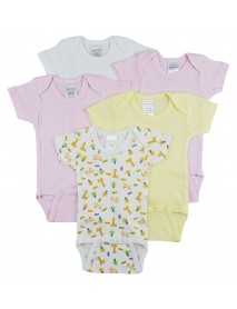 Short Sleeve One Piece 5 Pack