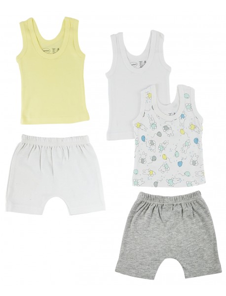 Girls Tank Tops and Shorts