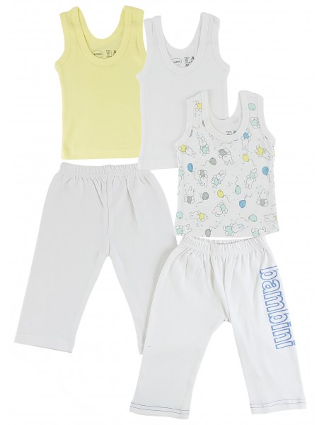 Boys Tank Tops and Track Sweatpants