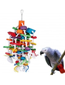45-50CM Length Multicolor Pet Toys Bird Parrot Chewing Toy For Large & Medium Parrot