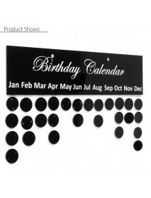 Family Birthday Calendar Board Sign Reminder Planner Dates Hanging Decorations Gift
