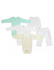 Infant Girls Long Sleeve Onezies and Track Sweatpants