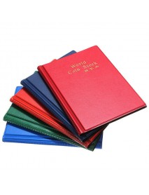 10 Pages 120 Coin Collections Holder Pocket Money Tokens Storage Album Decorations Storage Bag