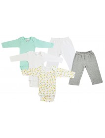 Infant Boys Long Sleeve Onezies and Track Sweatpants