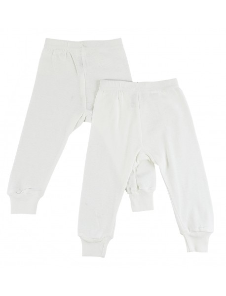 White Long Pants - 2 Pack
