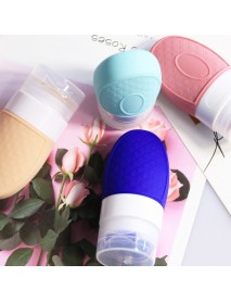 Mrosaa 37ml Silicone Portable Travel Soap Dispenser Empty Bottle Liquid Cosmetics Makeup Shampoo Container Bottles