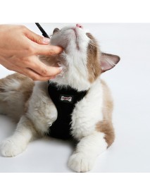 Adjustable Pet Lead Leash Cat Dog Harness And Soft Mesh Walking Harness Vest Apparel
