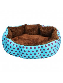 Cat Dog Pet Bed Soft Nest Puppy Cushion Warm Kennel House Mat Washable Blanket