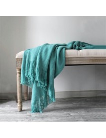 Cotton Cashmere Crochet Nordic Blankets Good Soft Sofa Cover Blanket Winter Bed Bedding Warm Soft Quilt Bed Supplies