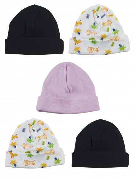 Girls Baby Cap (Pack of 5)