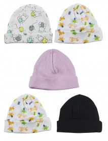 Girls Baby Cap (Pack of 5)
