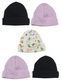 Girls Baby Cap (Pack of 5)
