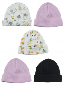 Girls Baby Cap (Pack of 5)