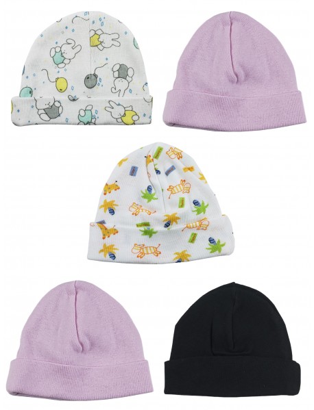 Girls Baby Cap (Pack of 5)