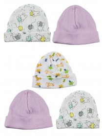 Girls Baby Cap (Pack of 5)
