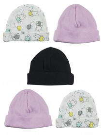 Girls Baby Cap (Pack of 5)
