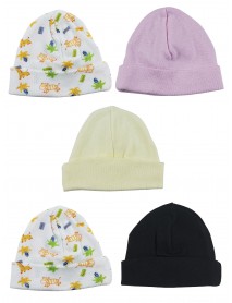 Girls Baby Cap (Pack of 5)