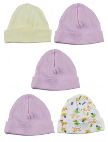 Girls Baby Cap (Pack of 5)