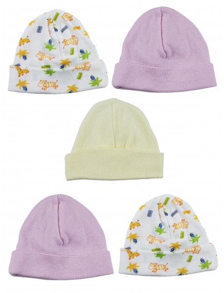 Girls Baby Cap (Pack of 5)