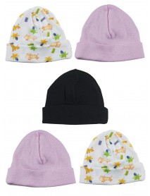 Girls Baby Cap (Pack of 5)