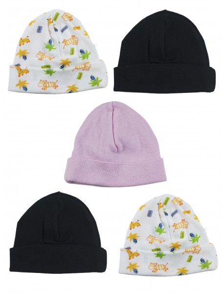 Girls Baby Cap (Pack of 5)