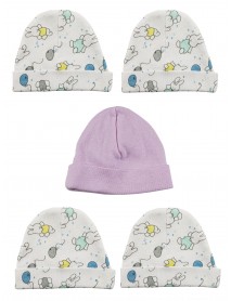 Girls Baby Cap (Pack of 5)