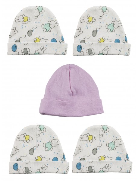 Girls Baby Cap (Pack of 5)