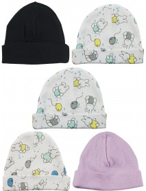 Girls Baby Cap (Pack of 5)