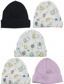 Girls Baby Cap (Pack of 5)