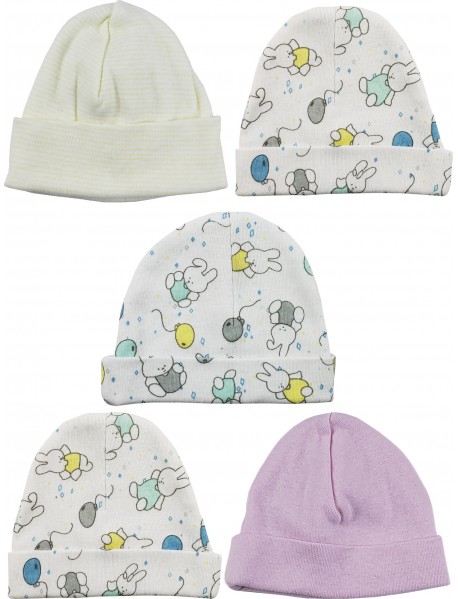 Girls Baby Cap (Pack of 5)