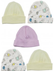 Girls Baby Cap (Pack of 5)