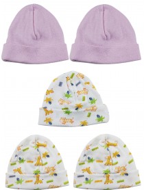 Girls Baby Cap (Pack of 5)