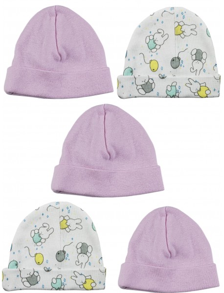 Girls Baby Cap (Pack of 5)