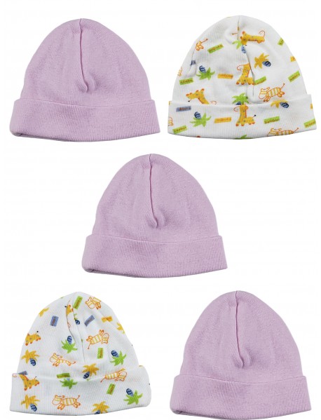 Girls Baby Cap (Pack of 5)