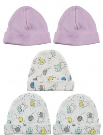 Girls Baby Cap (Pack of 5)
