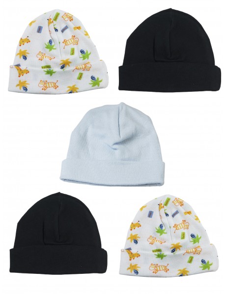 Boys Baby Caps (Pack of 5)