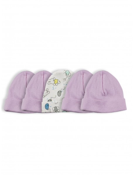 Girls Baby Cap (Pack of 5)